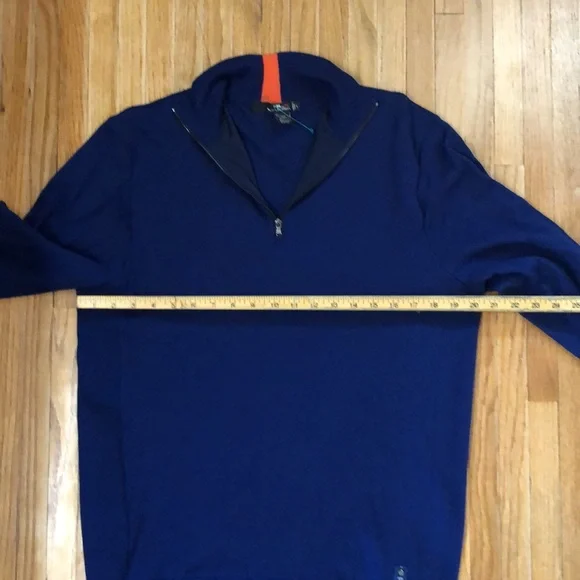 Ralph Lauren RLX performance wind blocking sweater navy blue men’s L - Picture 6 of 8